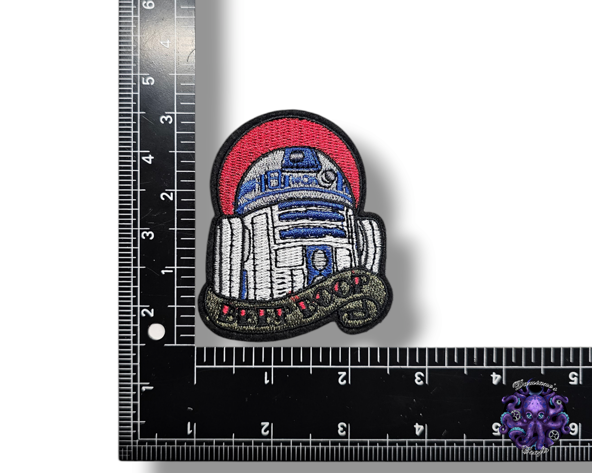 Embroided Patch, Iron on, Glue, Craft supply, Embroidery, Fabric, Movie, Old movies, classic, science fiction, futurist, space, opera
