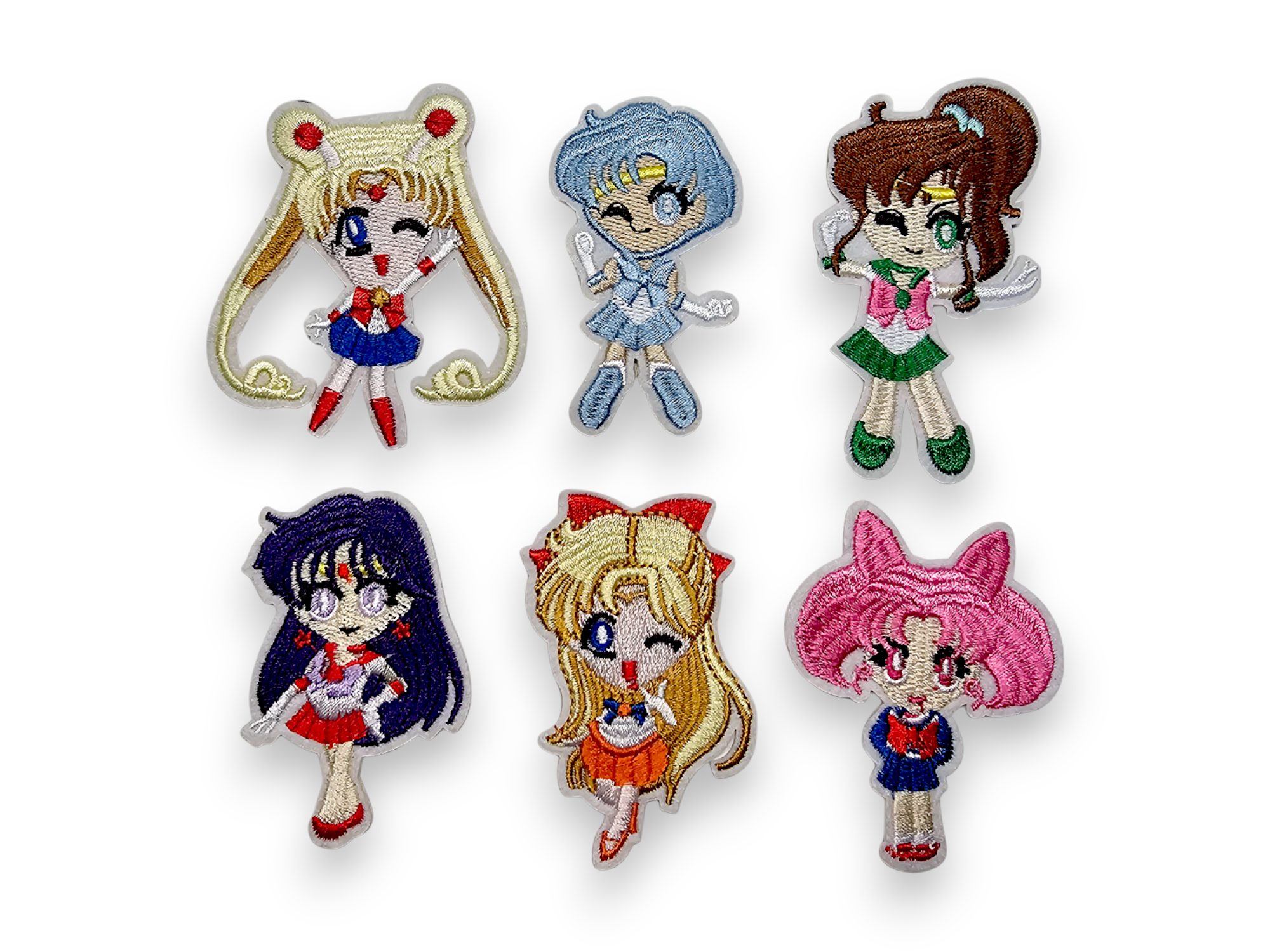 Embroided Patch, Iron on, Glue, Craft supply, Embroidery, Fabric, Cute, Kawai, Girl, Anime, Manga, Chibi