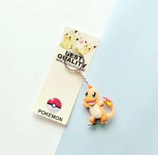 Keychain, Monster, Pocket, Creature, Tv serie, Anime, Video game, Children, Silicone, Accessory, Bag charm