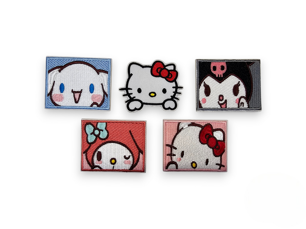 Parche bordado, termoadhesivo, pegamento, material para manualidades, bordado, tela, gato, lindo, animal, conejito, perro, kawaii