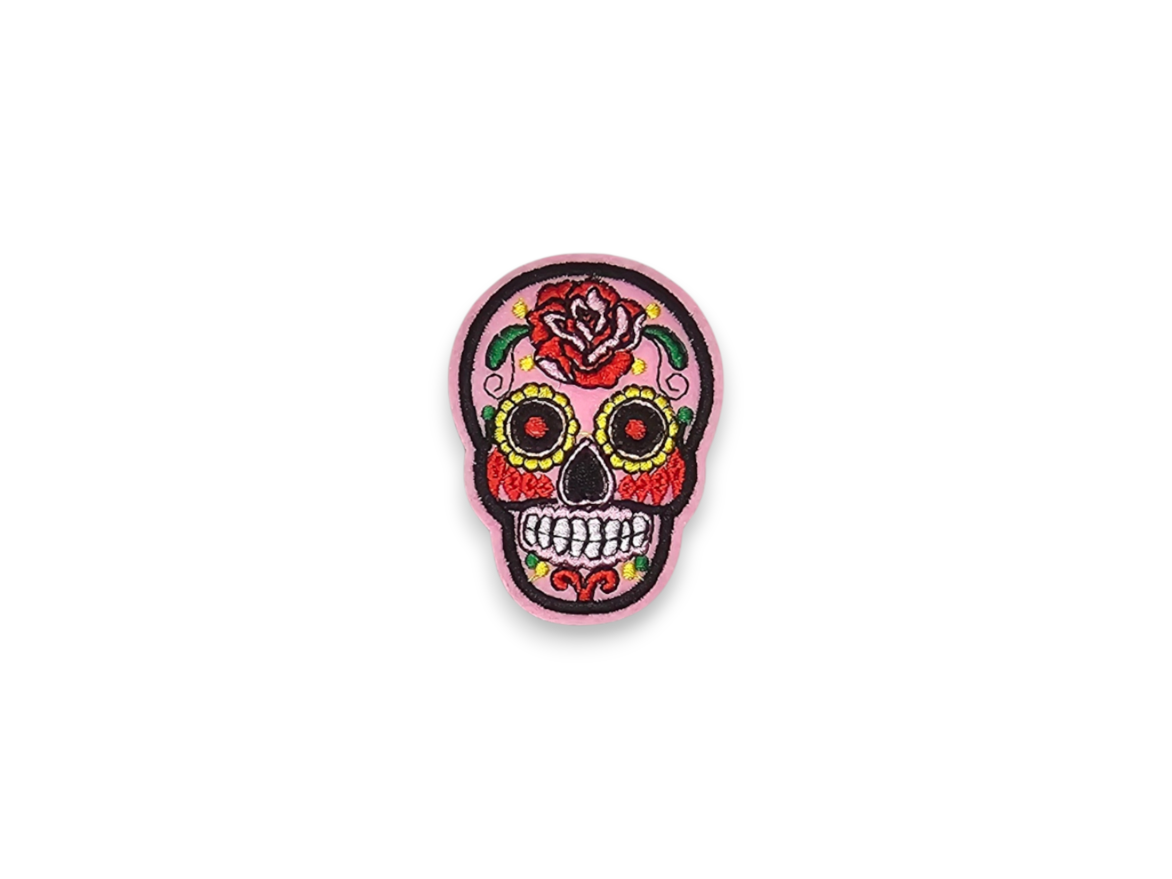 Embroided Patch, Iron on, Glue, Craft supply, Embroidery, Fabric, Skull, Dia de Muertos, mexico, holiday, festival, fiesta