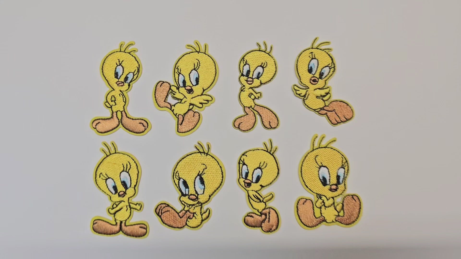 Embroided Patch, Iron on, Glue, Craft supply, Embroidery, Fabric, Cartoon, Tv show, tv serie, funny, children, bird, yellow