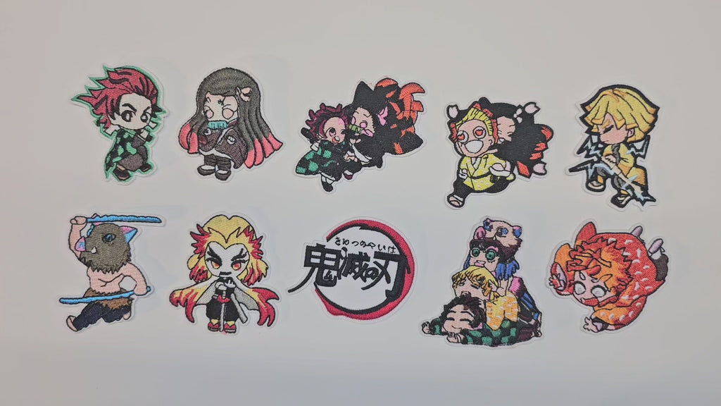 Parche bordado, termoadhesivo, pegamento, material para manualidades, bordado, tela, bonito, kawaii, anime, manga