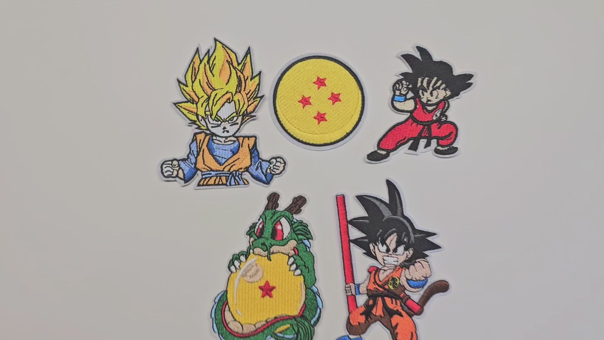 Embroided Patch, Iron on, Glue, Craft supply, Embroidery, Fabric, tv show, Anime, classic, ball, dragon, monkey