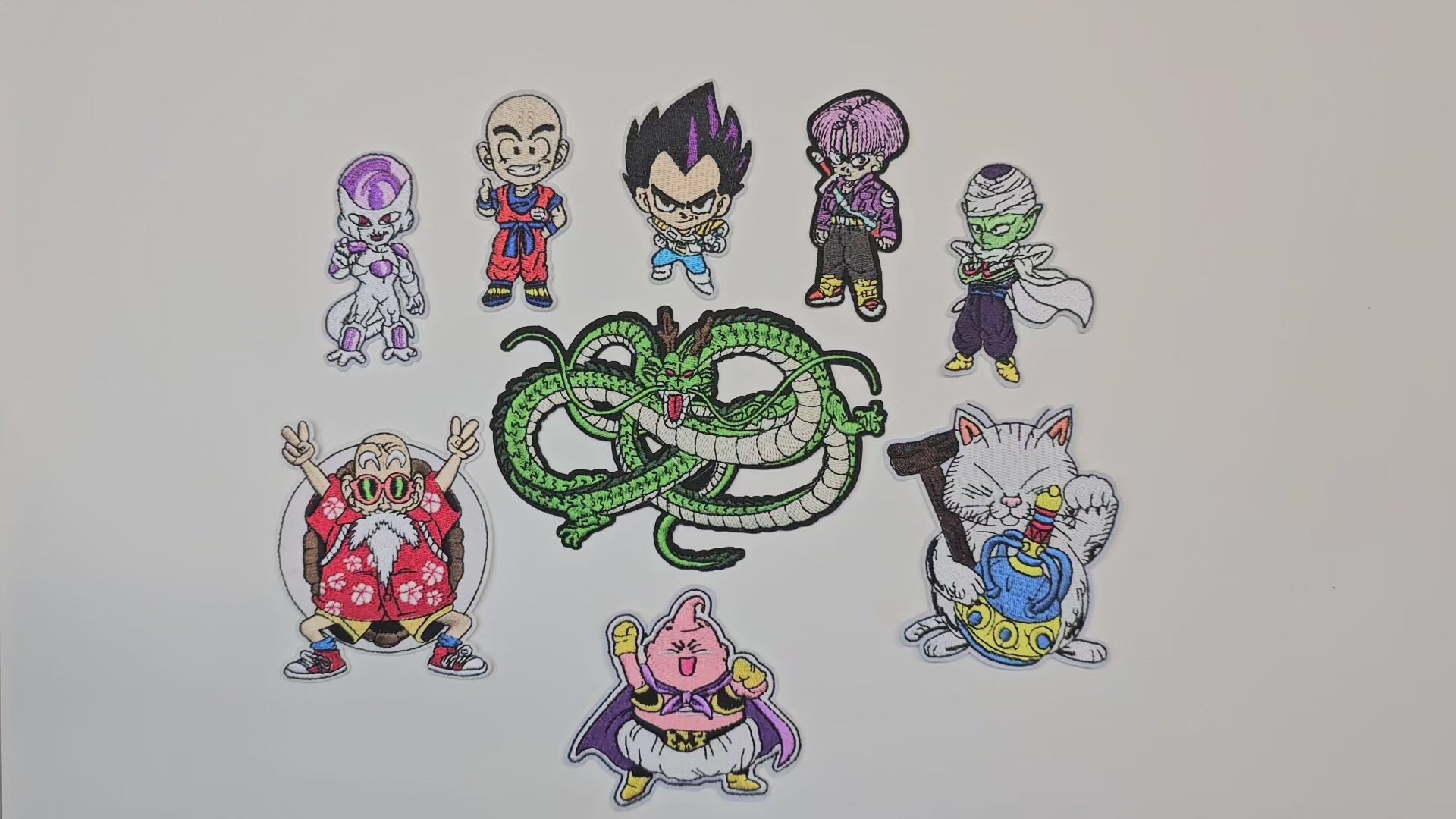 Embroided Patch, Iron on, Glue, Craft supply, Embroidery, Fabric, tv show, Anime, classic, ball, dragon, monkey