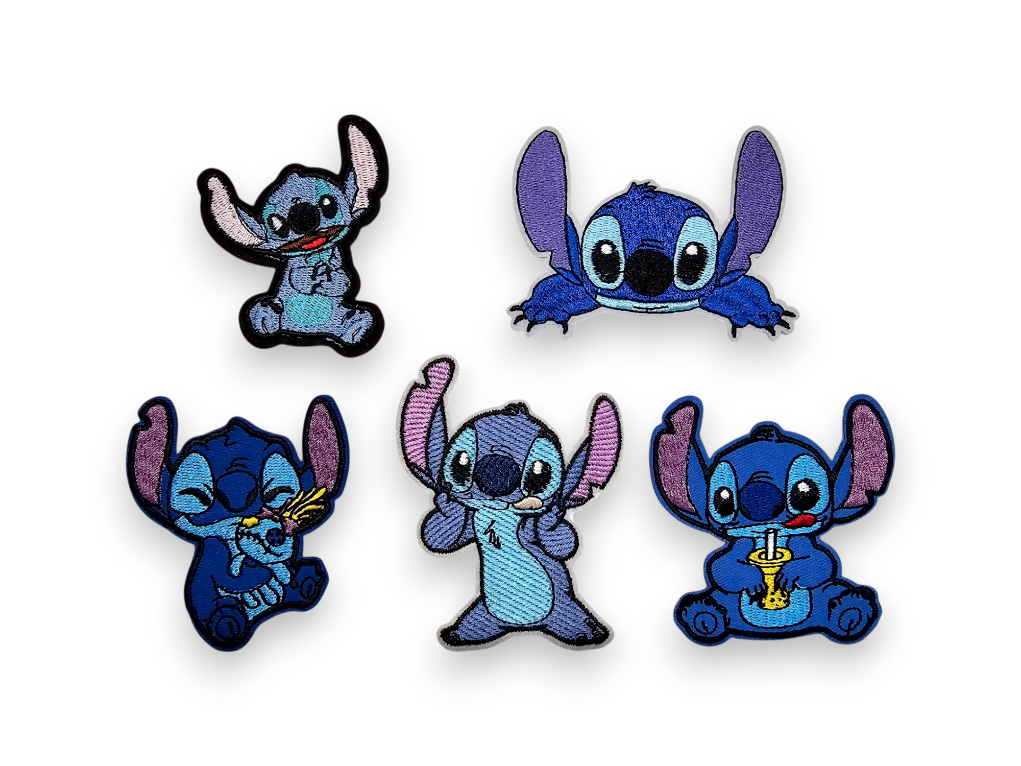 Embroided Patch, Iron on, Glue, Craft supply, Embroidery, Fabric, Movie, cartoon, animation, monster, blue, creature, cute, hawai